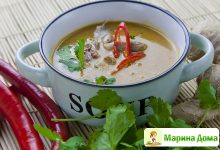 Суп с тыквой в азиатском стиле