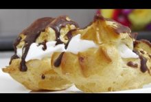 Пирожное из заварного теста с кремом без лактозы - Кулинарные видео рецепты