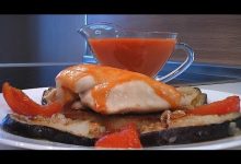 Филе курицы с баклажанами и помидорами - Кулинарные видео рецепты