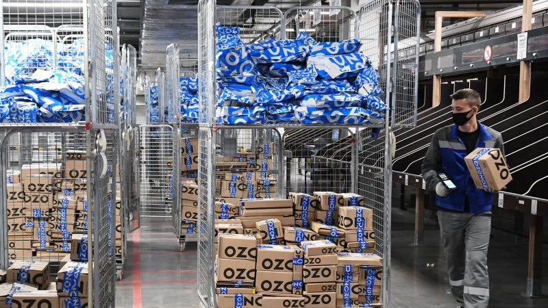 Чистый убыток Ozon вырос до 59 миллиардов рублей
