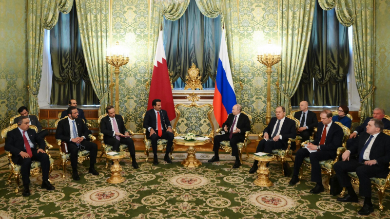 Путин рассказал об инвестициях Катара в российскую экономику