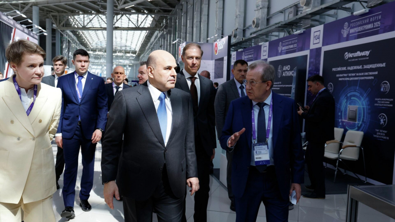 Мишустин прибыл на форум "Микроэлектроника 2025"