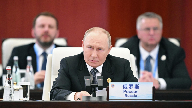 Путин рассказал о росте совокупного ВВП стран ШОС