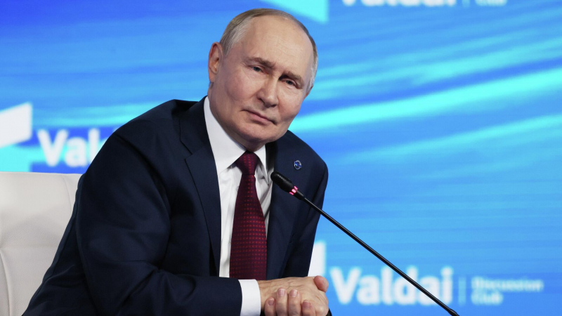 Путин рассказал о своем выступлении на "Валдае"