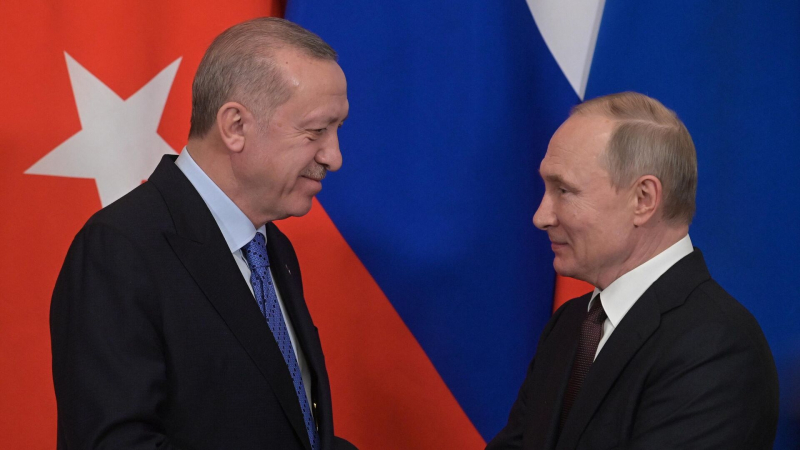 Путин и Эрдоган обсудили сотрудничество в различных областях