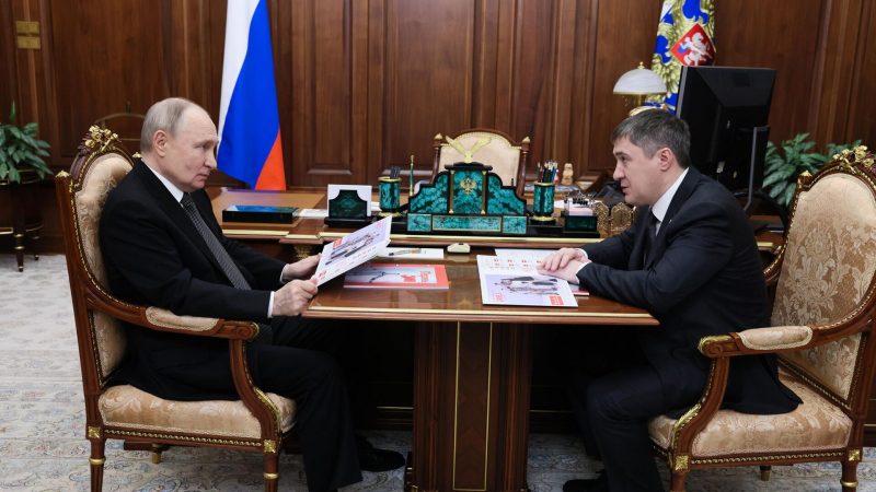 Путин оценил показатели Пермского края в обрабатывающей промышленности